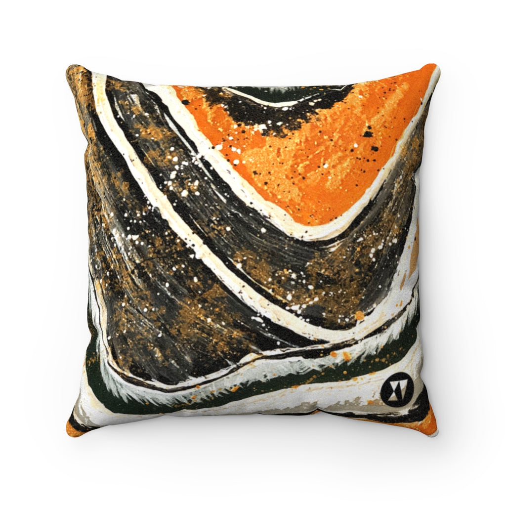 XV VUE Sawtooth Ravine Faux Suede Pillow