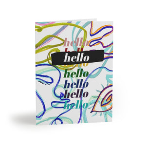 Hello, Beautiful Faces Notecards