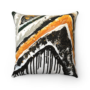 XV VUE Sawtooth Ravine Faux Suede Pillow