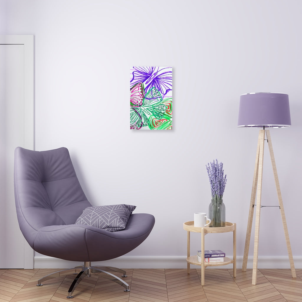 Mariposa Encanta on Acrylic